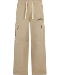 Palm Angels - Cargo Pants With Logo - Lyst