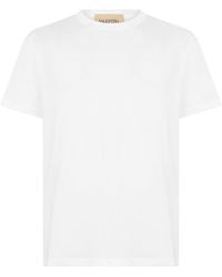 Valentino Garavani - Cotton T-Shirt With Logo - Lyst