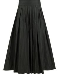 Max Mara - Long Pleated Skirt - Lyst