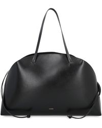 Jil Sander - Grande Leather Shoulder Bag - Lyst