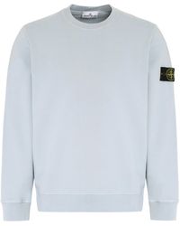 Stone Island - Cotton Crew-neck Sweatshirt - Lyst