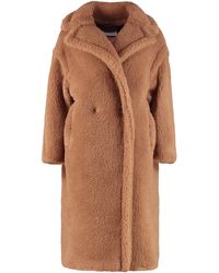 Max Mara Teddy Bear Icon Oversize Coat - Brown