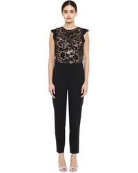 michael michael kors sequined mesh jumpsuit