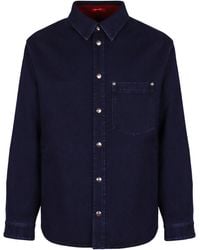 Gucci - Reversible Denim And Flannel Shirt - Lyst