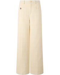 Gucci - Tweed Cotton Check Trousers - Lyst