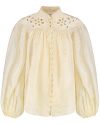 Zimmermann - Coco Ramie Shirts - Lyst