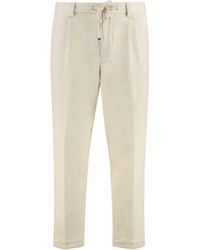 BOSS - Pantaloni in cotone - Lyst