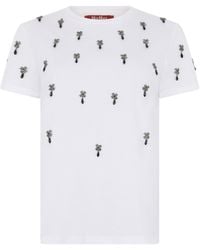 Max Mara - Pontile Cotton Crew-Neck T-Shirt - Lyst