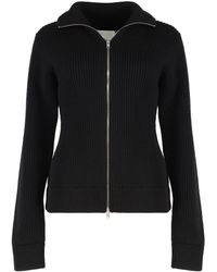 Maison Margiela - Cardigan in lana con zip - Lyst