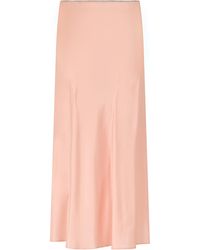 Roberto Collina - Silk Long Skirt - Lyst