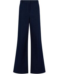 Veronica Beard - Bell-Bottom Denim Pants - Lyst