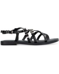 MICHAEL Michael Kors - Darrington Leather Sandals - Lyst