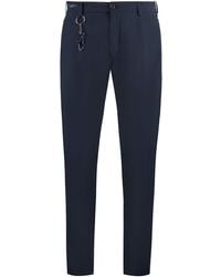 Paul & Shark - Flat Front Trousers - Lyst