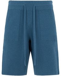 Roberto Collina - Sponge Bermuda With Drawstring - Lyst