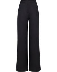 Max Mara - Mozart High-Rise Cotton Trousers - Lyst