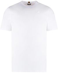 K-Way - Odom Letitrain Cotton Crew-Neck T-Shirt - Lyst