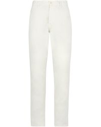Aspesi - Poplin Cotton Trousers - Lyst