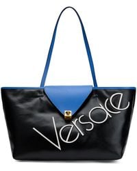 Versace - Tote Bag With Writing - Lyst