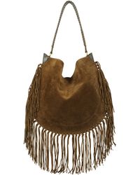 Isabel Marant - Borsa a spalla Oskan in pelle scamosciata - Lyst