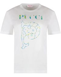 Emilio Pucci - T-shirt con logo - Lyst