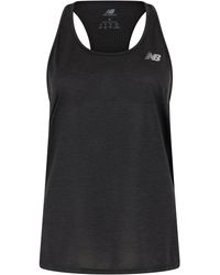 New Balance - Cotton Tank Top With Logo - Lyst