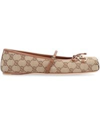 Gucci - Horsebit Ballet Flats - Lyst