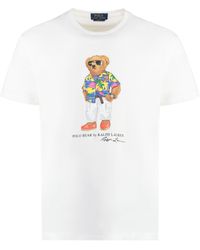 Polo Ralph Lauren - T-shirt girocollo in cotone - Lyst
