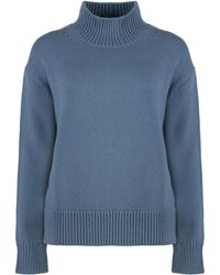 Calvin Klein - Cotton Turtleneck Sweater - Lyst