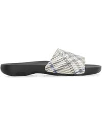 Burberry - Dive Rubber Slides - Lyst