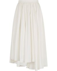 Self-Portrait - Asymmetrical Pleated Skirt - Lyst