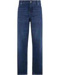 ZEGNA - Straight Leg Denim Jeans For - Lyst