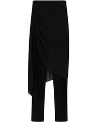 GIUSEPPE DI MORABITO - Pants With Asymmetrical Skirt - Lyst