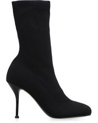 McQueen - Sock Stiletto Boots - Lyst