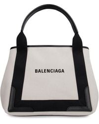 Balenciaga - Cabas Xs Organic Cotton Tote Bag - Lyst