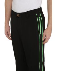 Versace - Logoed Side Stripes Track-pants - Lyst