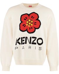 KENZO - Long Sleeve Crew-neck Sweater - Lyst