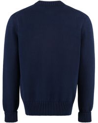 Alexander McQueen - Long Sleeve Crew-neck Sweater - Lyst