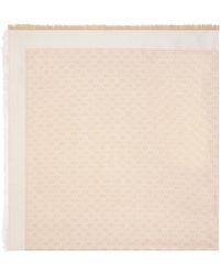 Gucci - Scialle in lana e seta GG - Lyst