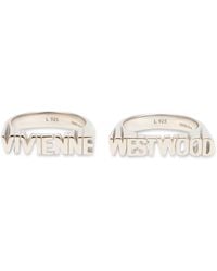 Vivienne Westwood - Set Of Two Rings Essex - Lyst