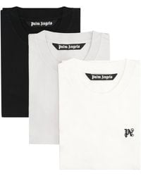 Palm Angels - Set Of Three Crew-Neck T-Shirts - Lyst