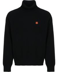 KENZO - Wool Turtleneck Sweater - Lyst
