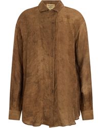 Uma Wang - Shirt With Paisley Pattern - Lyst