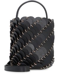Rabanne - Paco Bucket Leather Mini Bag - Lyst