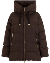 Moorer - Padded Jacket With Hood - Lyst