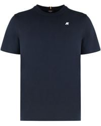 K-Way - Odom Letitrain Cotton Crew-Neck T-Shirt - Lyst