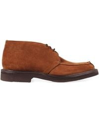 Tricker's - David Suede Lace-Up Shoes - Lyst