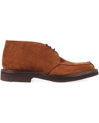 Tricker's - David Suede Lace-up Shoes - Lyst