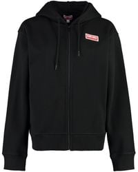 KENZO - Felpa con cappuccio e zip - Lyst
