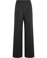 Slowear - Wide Striped Cotton Pants - Lyst