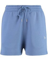 Maison Kitsuné - Cotton Shorts - Lyst